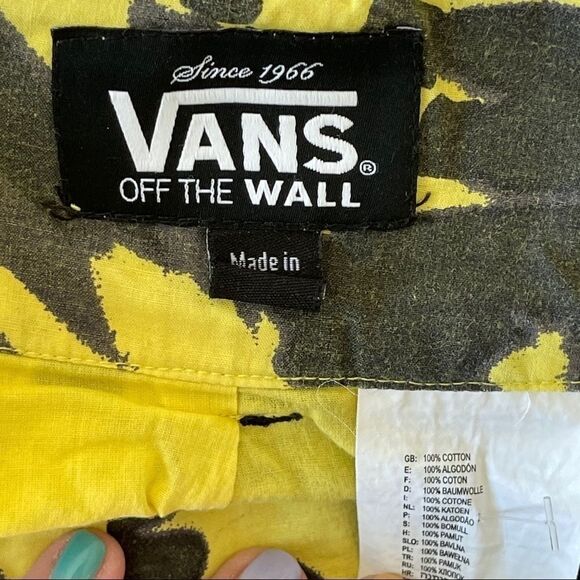 Vans Off The Wall Yellow and Black Mini Skirt - 7‎ - Picture 11 of 14